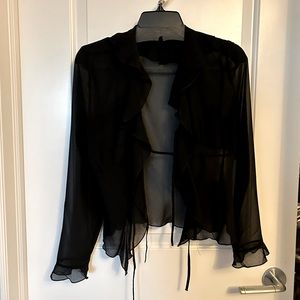 Aritzia Black cardigan blouse